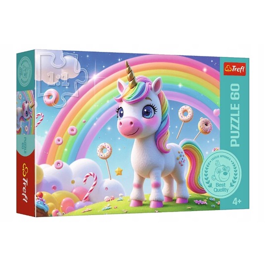 PUZZLE 60 CUKIERKOWY ŚWIAT 17416 -zdjęcie numer 1