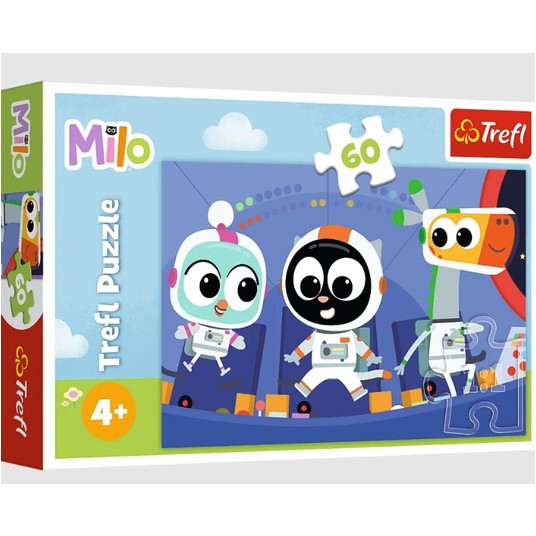 PUZZLE 60 CZAS POZNAĆ MILO 17398 -zdjęcie numer 1