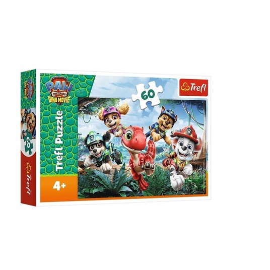 PUZZLE 60 DINOZAUROM NA RATUNEK 17425 -zdjęcie numer 1