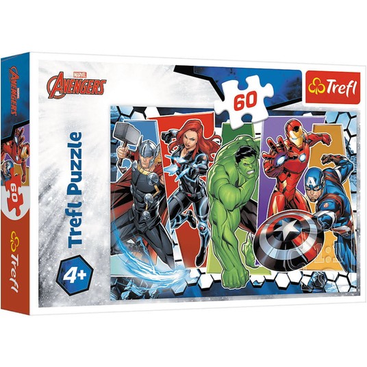 PUZZLE 60 NIEZWYCIĘŻENI AVENGERSI 17357 -zdjęcie numer 1