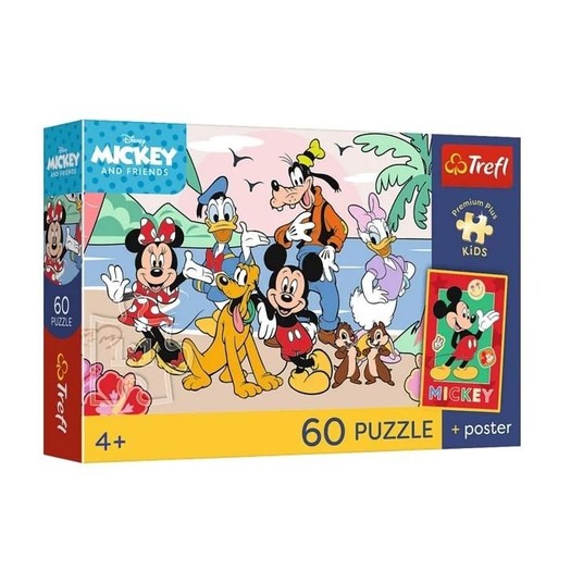PUZZLE 60 PREMIUM PLUS KIDS WESOŁA MISJA 17438 -zdjęcie numer 1