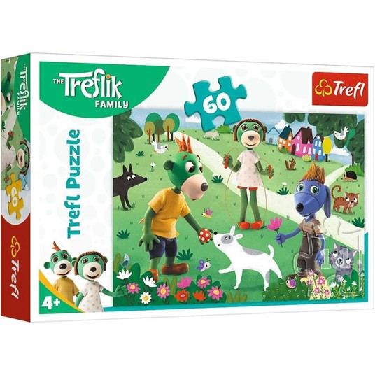 PUZZLE 60 RADOSNY DZIEŃ TREFLIKÓW 17377 -zdjęcie numer 1