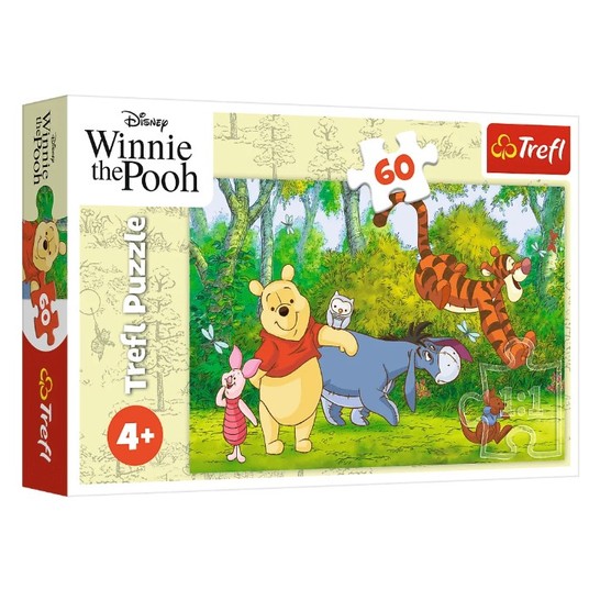 PUZZLE 60 SMACZNY MIODEK PUCHATEK 17411 -zdjęcie numer 1