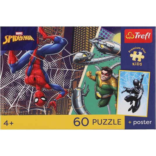 PUZZLE 60 SUPERBOHATERSKI DZIEŃ SPIDERMAN 17427 -zdjęcie numer 1