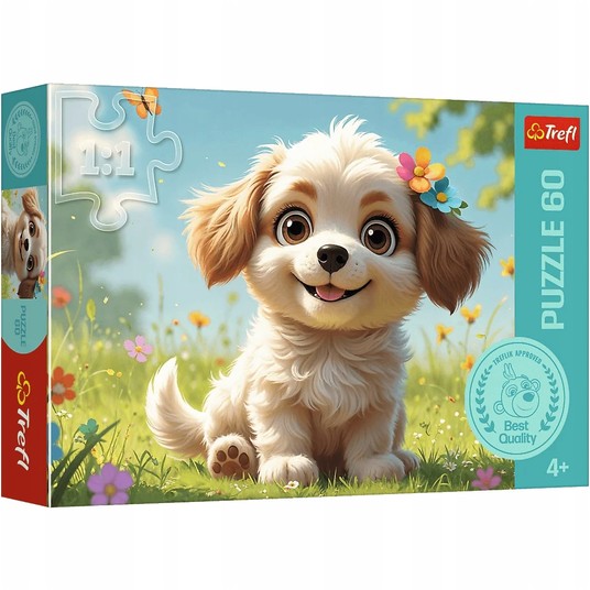 PUZZLE 60 SZCZENIACZKIEM BYĆ! 17408 -zdjęcie numer 1
