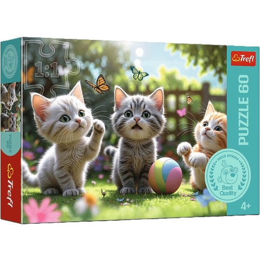 PUZZLE 60 TRZY KOCIAKI 17412 -zdjęcie numer 1