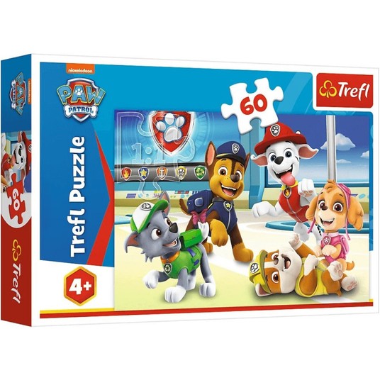 PUZZLE 60 W ŚWIECIE PIESKÓW PSI PATROL 17392 -zdjęcie numer 1