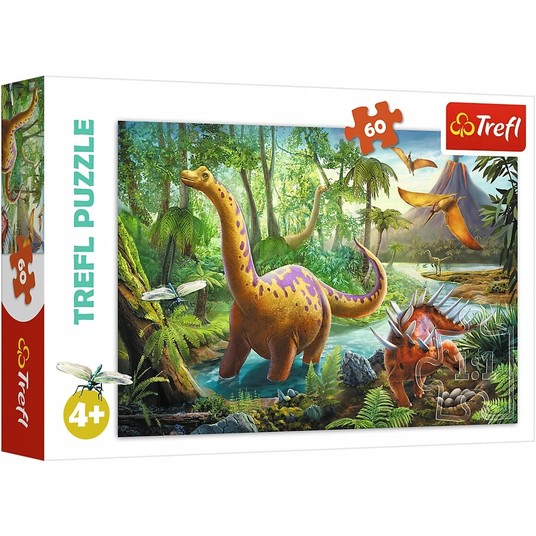 PUZZLE 60 WĘDRÓWKA DINOZARÓW 17319 -zdjęcie numer 1