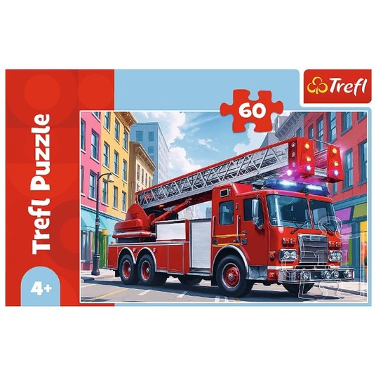 PUZZLE 60 WÓZ STRAŻACKI 17405 -zdjęcie numer 1