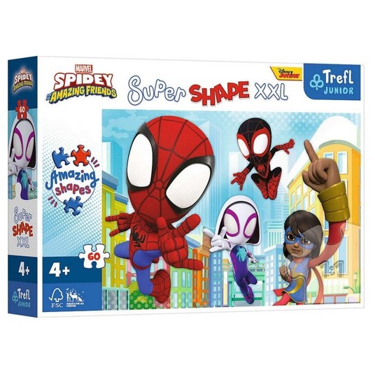 PUZZLE 60 XXL SPRYTNY SPIDAY 50012 -zdjęcie numer 1