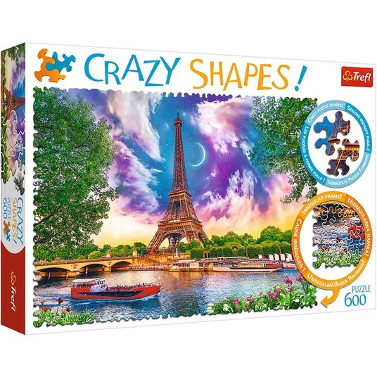 PUZZLE 600 CRAZY SHAPES NIEBO NAD PARYŻEM 11115 -zdjęcie numer 1