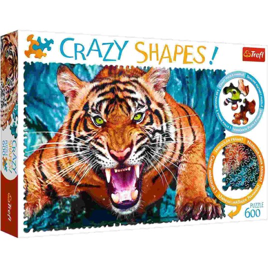 PUZZLE 600 OKO W OKO Z TYGRYSEM 11110 -zdjęcie numer 1