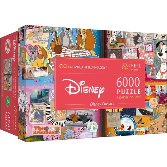 PUZZLE 6000 THE GREAT BOOK OF DISNEY 81037 -zdjęcie numer 1