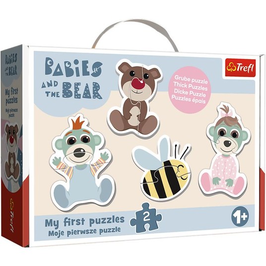 PUZZLE BABY CLASSIC PRZYJACIELSKIE BOBASKI 1391 -zdjęcie numer 1