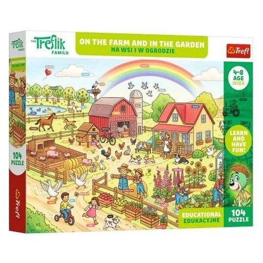 PUZZLE EDUKACYJNE 104 NA WSI I W OGRODZIE 15599 -zdjęcie numer 1