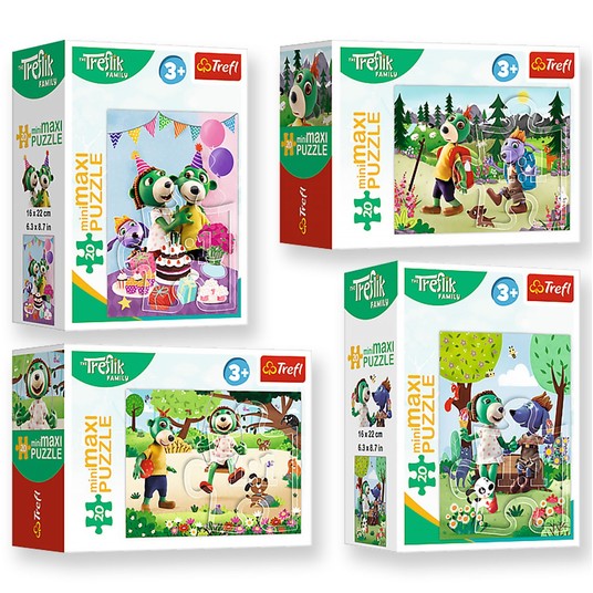 PUZZLE MINI MAXI WAKACYJNY DZIEŃ TREFLIKÓW 56040 -zdjęcie numer 1