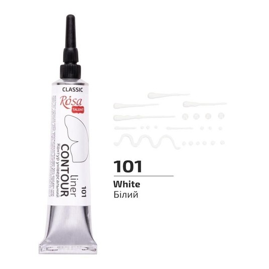 ROSA TALENT KONTURÓWKA BIAŁY 20ML 8752 A'4 -zdjęcie numer 1