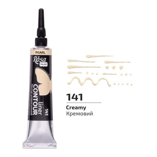 ROSA TALENT KONTURÓWKA UNIVERSAL PERŁOWA 20ML A'4 -zdjęcie numer 1
