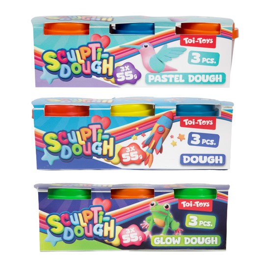 SCULPTIDOUGH CIASTOLINA 3 PAK 1714 -zdjęcie numer 1
