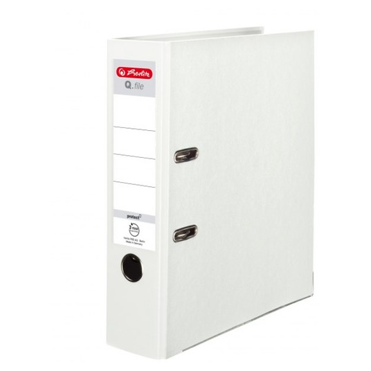 SEGREGATOR A4/8CM PP BIAŁY Q.FILE 9138 -zdjęcie numer 1
