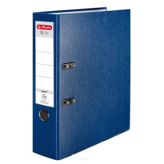 SEGREGATOR A4/8CM PP NIEBIESKI Q.FILE 9152 -zdjęcie numer 1