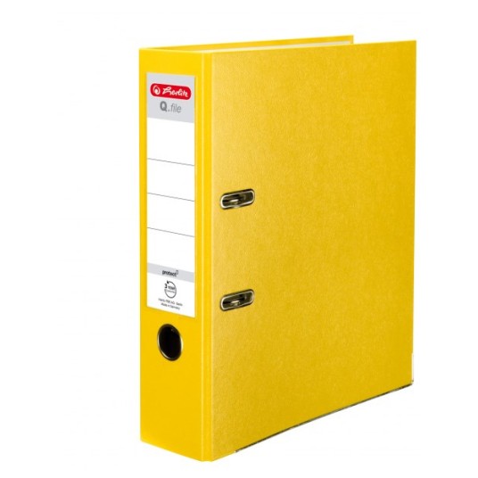 SEGREGATOR A4/8CM PP ŻÓŁTY Q.FILE 9213 -zdjęcie numer 1