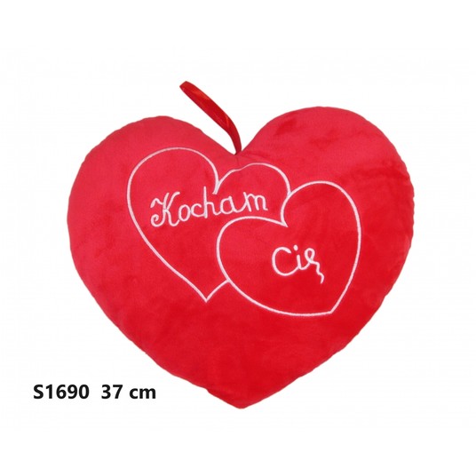 SERCE "KOCHAM CIĘ"37CM 166043 -zdjęcie numer 1