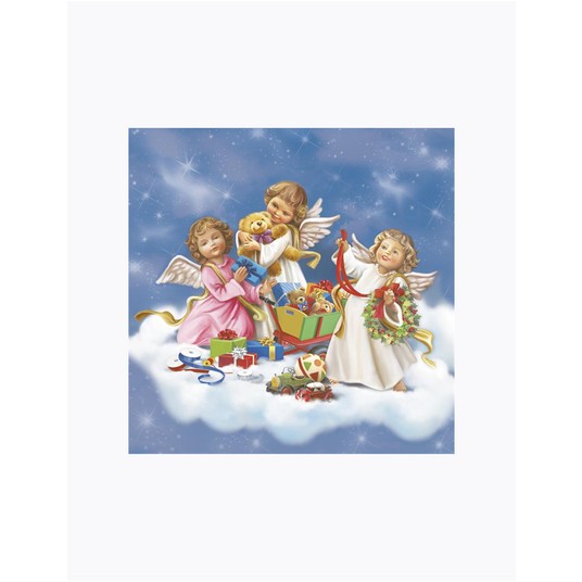 SERWETKI DAISY LUNCH 33X33 GWIAZDKA 014001 -zdjęcie numer 1
