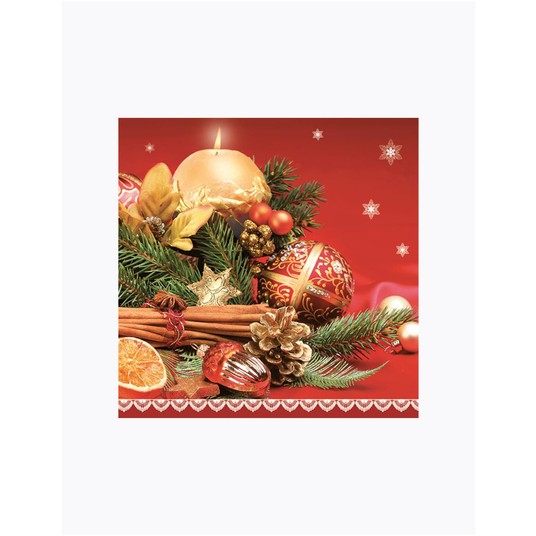 SERWETKI DAISY LUNCH SD 33X33 GWIAZDKA 005201 -zdjęcie numer 1