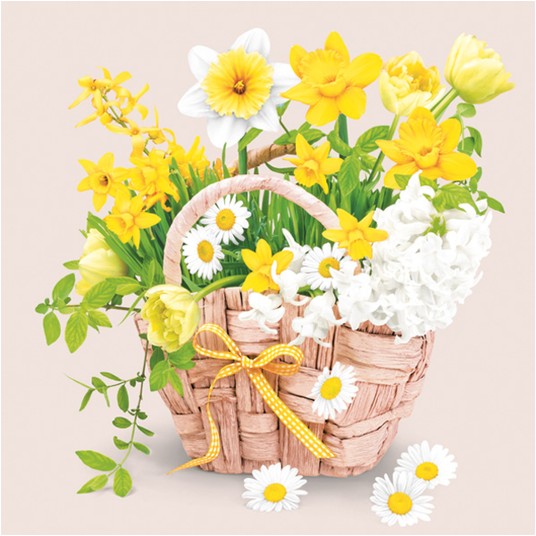 SERWETKI DAISY LUNCH WIOSNA 007401 -zdjęcie numer 1