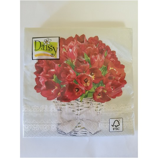 SERWETKI DAISY WIOSNA 330X330 006301 -zdjęcie numer 1