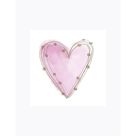 SERWETKI MAKI PASTEL PINK HEART 001102 -zdjęcie numer 1