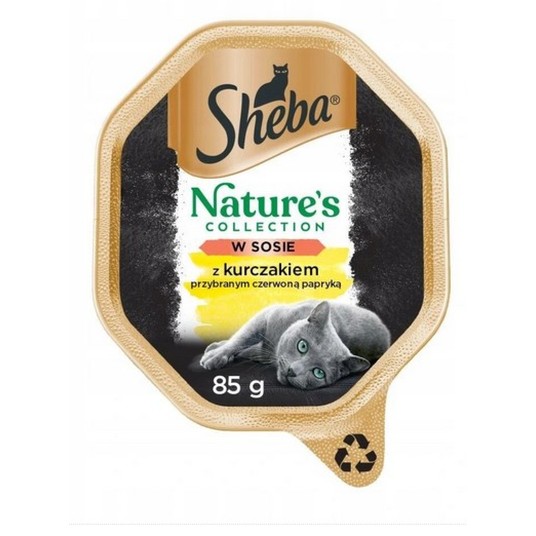 SHEBA MOKRA KARMA DLA KOTA KURCZAK 85G -zdjęcie numer 1