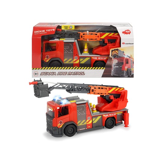 SOS SCANIA STRAŻ POŻARNA 35CM 6887 -zdjęcie numer 1