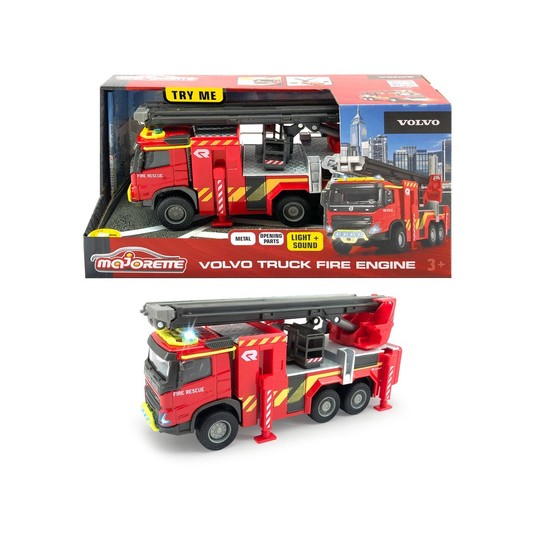 STRAŻ POŻARNA VOLVO 19CM MAJORETTE GS 8847 -zdjęcie numer 1