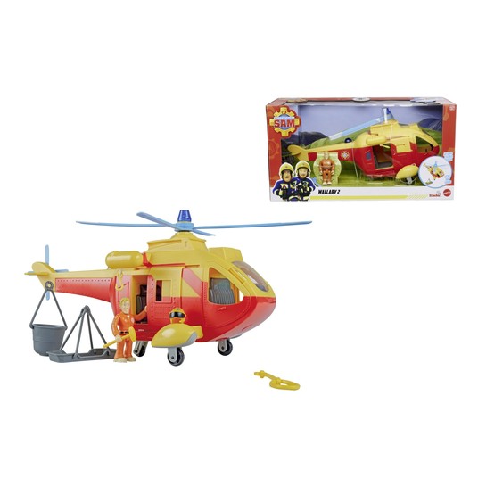 STRAŻAK SAM HELIKOPTER WALLABY II Z FIGURKĄ 7523 -zdjęcie numer 1