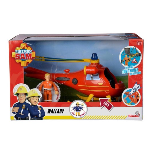 STRAŻAK SAM HELIKOPTER WALLABY Z FIGURKĄ 3312 -zdjęcie numer 1