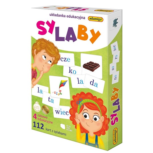 SYLABY UKŁADANKA EDUKACYJNA 7516 -zdjęcie numer 1