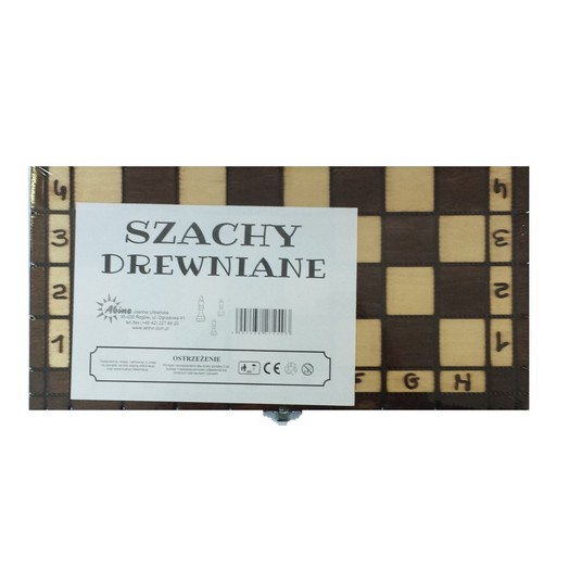SZACHY DREWNIANE 23 CM 2403 -zdjęcie numer 1