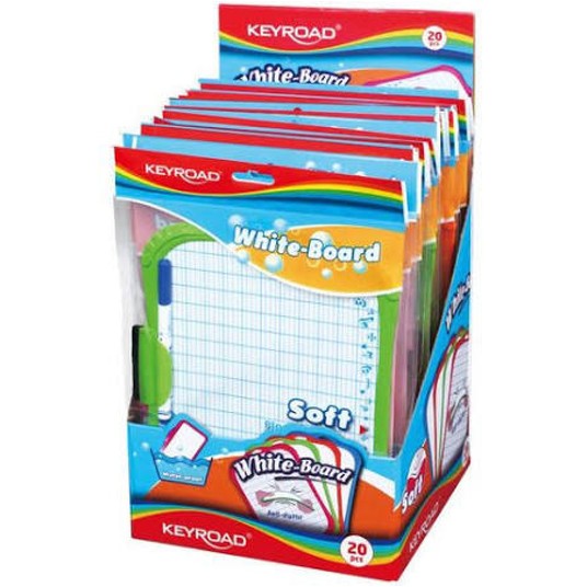 TABLICA BIAŁA DLA DZIECI 205x287MM MARK+GĄBKA 4123 -zdjęcie numer 1
