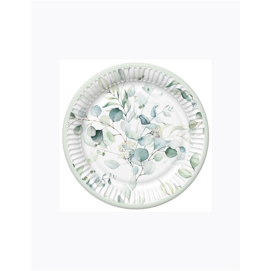 TALERZYKI PAPIEROWE DAISY 180MM 8SZT OGÓLNE 035401 -zdjęcie numer 1
