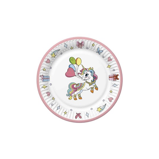 TALERZYKI PAPIEROWE DAISY 227MM 8SZT.OGÓLNE 037001 -zdjęcie numer 1