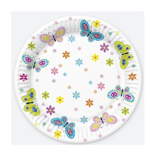 TALERZYKI PAPIEROWE MAKI 227MM (8) OGÓLNE 060701 -zdjęcie numer 1