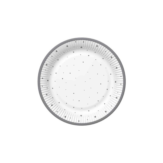 TALERZYKI PAPIEROWE MAKI 227MM 8SZT OGÓLNE 054601 -zdjęcie numer 1