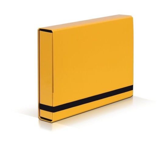TECZKA BOX CARIBIC JASNOŻÓŁTA A"7 A4 5CM 1281 -zdjęcie numer 1
