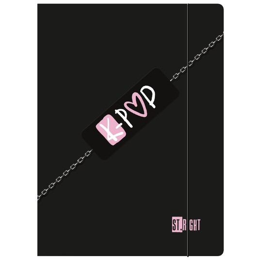 TECZKA Z GUMKĄ A4 300 g ST.RIGHT PINK K-POP A'10 -zdjęcie numer 1