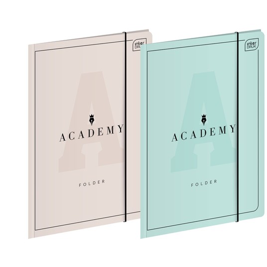 TECZKA Z GUMKA A4 ACADEMY PASTEL A'10 9376 -zdjęcie numer 1