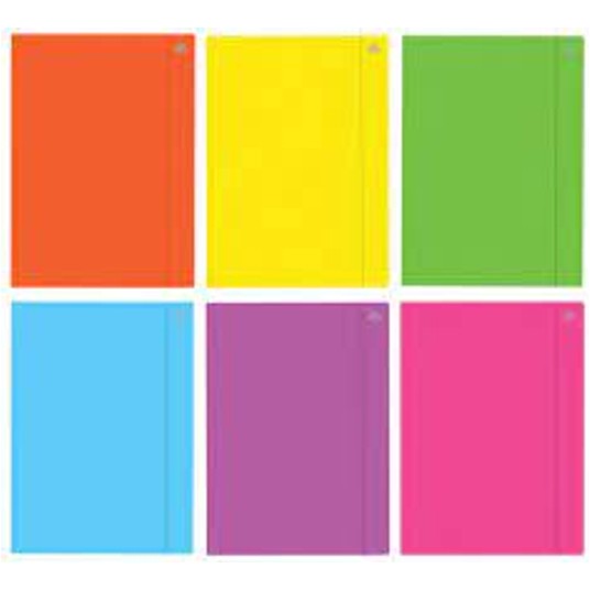 TECZKA Z GUMKĄ A4+ FLUO MIX A'10 -zdjęcie numer 1