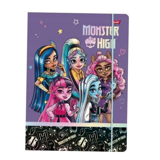 TECZKA Z GUMKĄ A4 MONSTER HIGH 1167 -zdjęcie numer 1