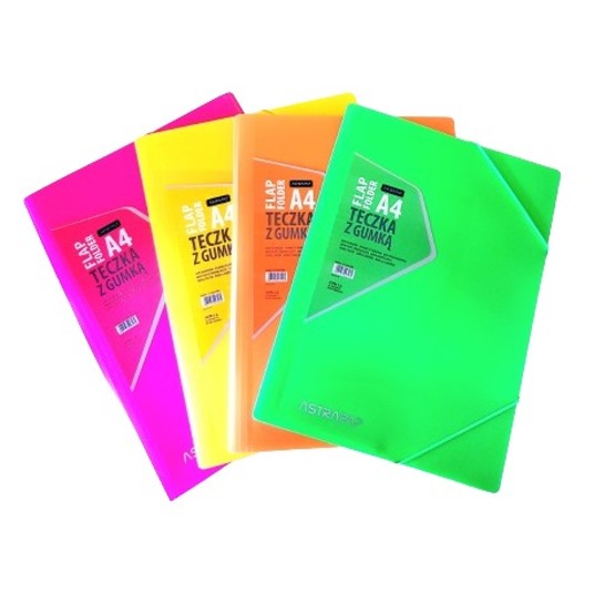 Teczka z gumką ASTRAPAP PP NEON LINE - 3162 A'12 -zdjęcie numer 1